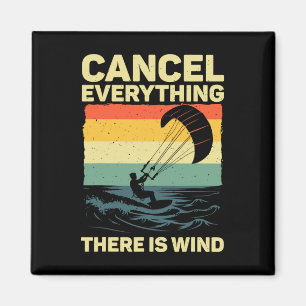 Aimant Art de kitesurf cool pour hommes femmes kite surfi