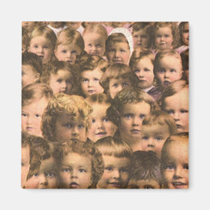 Aimant Art de l'étiquette de produit vintage, nourriture 