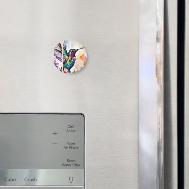 Aimant Art de l'oiseau à coup de pinceau (In situ (réfrigérateur))