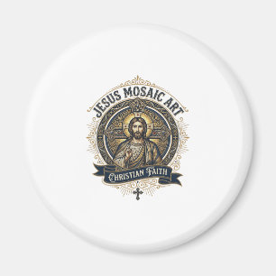 Aimant Art de mosaïque de Jésus Art de mosaïque de Jésus