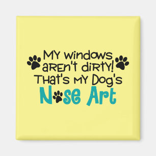 Aimant Art de nez de chien