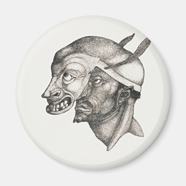 Aimant art de Paul Klee, Komiker, (Devant)