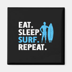 Aimant Art de surf pour hommes femmes surfeur amateur de