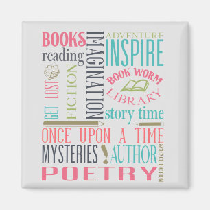 Aimant Art du métro de la bibliothèque