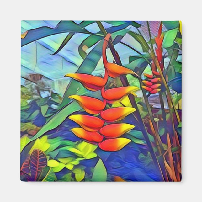 Aimant Art floral (Devant)