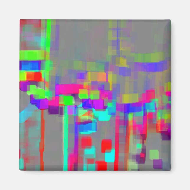 Aimant Art géométrique "Carrousel" (Devant)