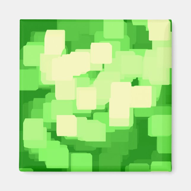 Aimant Art géométrique "Iceberg" (Devant)