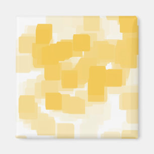 Aimant Art géométrique "Tangerine"