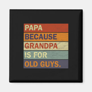 Aimant Art Grand-père Cool Pour Hommes Grand-père Papa Pa