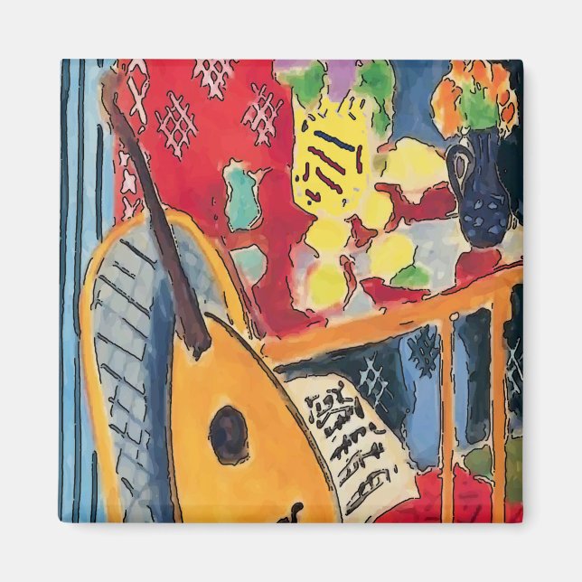 Aimant Art guitare (Devant)