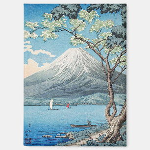 Aimant Art japonais vintage du mont Fuji et du lac Yamana