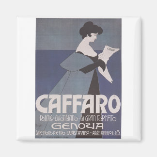 Aimant Art Nouveau ~ Caffaro Newspaper