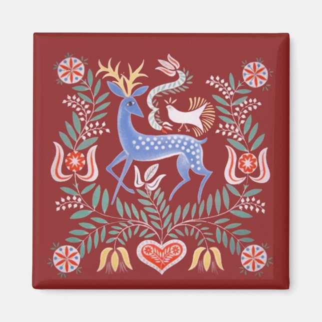 Aimant Art populaire hongrois (Devant)