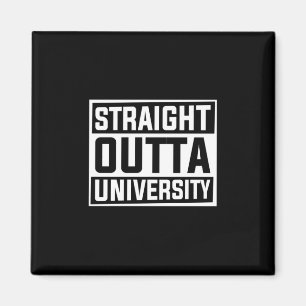 Aimant Art Université Stright Outta