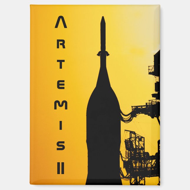 Aimant Artemis II to Launch Pad (Recto)