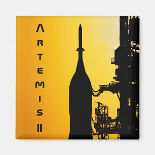 Aimant Artemis II vers la plateforme de lancement