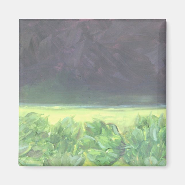 Aimant Artichoke field et Eggplant sky (Devant)