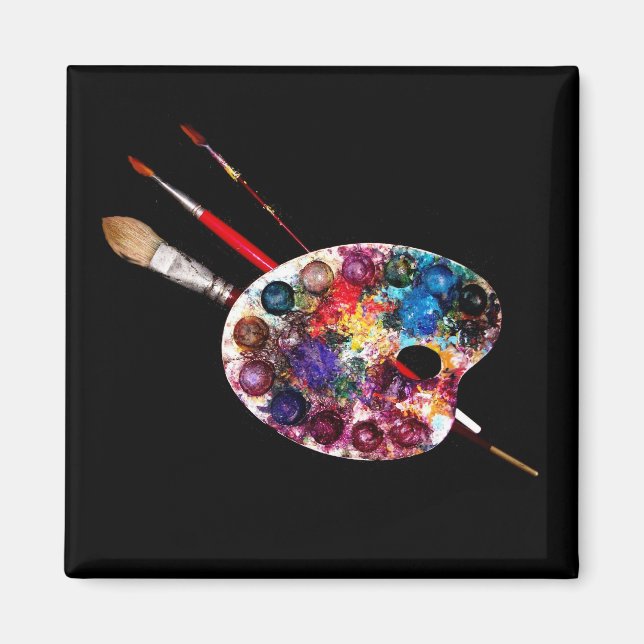 Aimant ARTIST COLOR PALETTE,Painter (Devant)