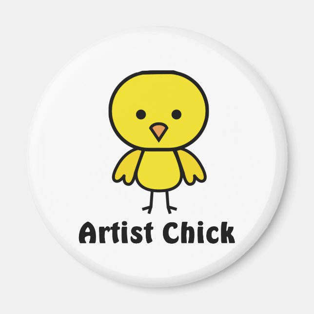 Aimant Artiste Chick (Devant)