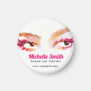 Aimant Artiste de maquillage oculaire rose Brown