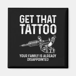 Aimant Artiste De Tatouage Drôle Art Pour Hommes Femmes T