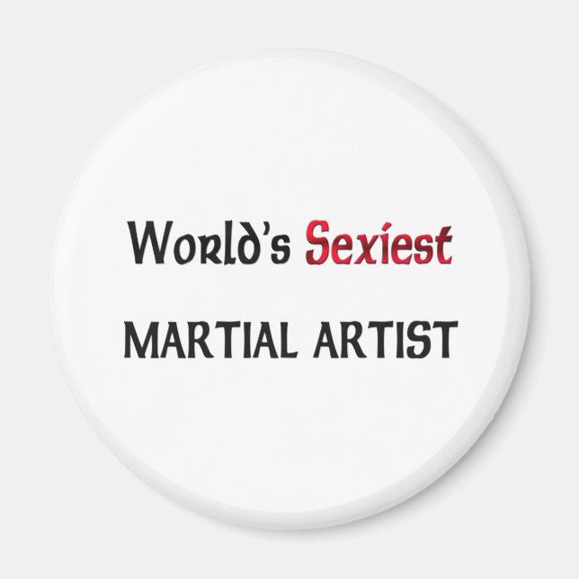 Aimant Artiste martiale le plus flexible du monde (Devant)