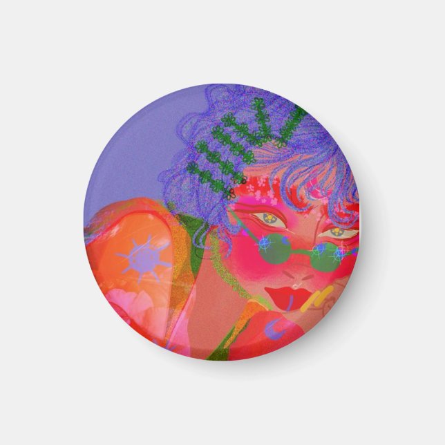 Aimant Artistique - Créez le vôtre (Devant)