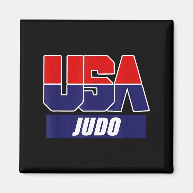 Aimant Arts martiaux de judo Équipe USA 2024 (Devant)
