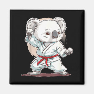 Aimant Arts martiaux de koala de kickboxing Karaté Jiu-Ji