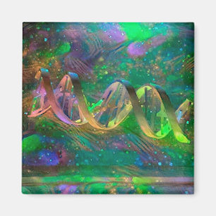 Aimant Artwork de brins d'ADN