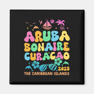 Aimant Aruba Bonaire Curacao 2025 Île Caraibes Trave