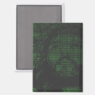 Aimant ASCII Art Jésus Couronne d'Épines Jean 19:30