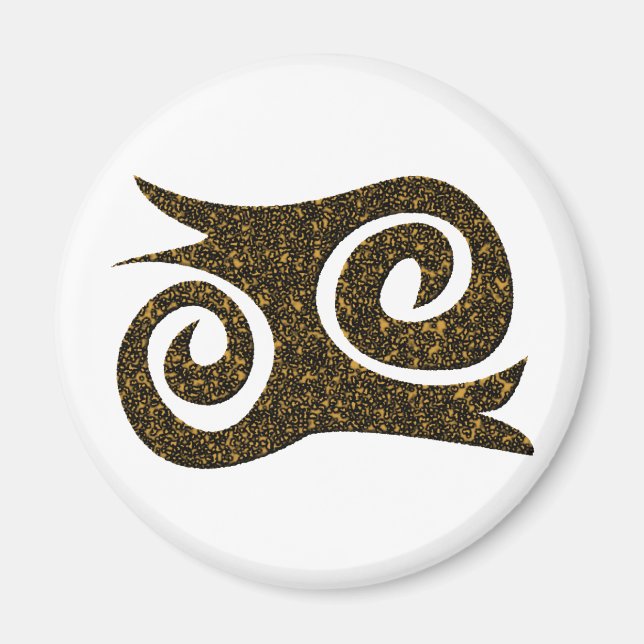 Aimant Ashanti, symbole de Mut Adinkra (Devant)