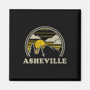 Aimant Asheville Caroline du Nord Nc T Shirt Vintage Rand