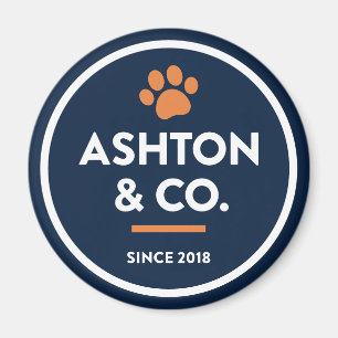 Aimant Ashton & Co. K9 Academy 2c Paw Dark