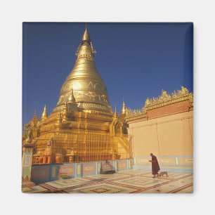 Aimant Asie, Birmanie (Myanmar) Mandalay, Sagaing Hill :