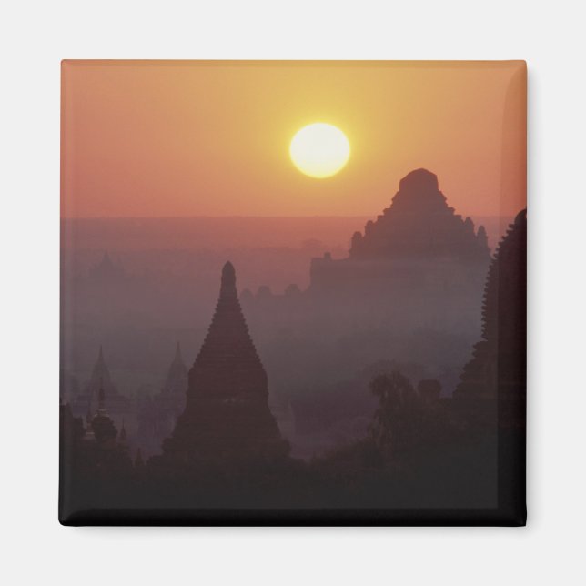 Aimant Asie, Birmanie, (Myanmar), Pagan (Bagan) Le temple (Devant)