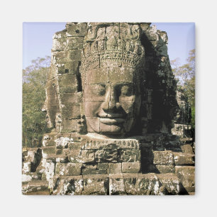 Aimant Asie, Cambodge, Siem Reap. Angkor Thom, têtes de