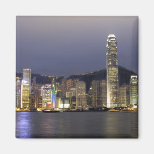 Aimant Asie, Chine, Hong Kong, ville skyline et 2