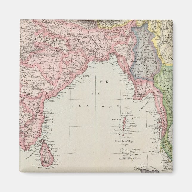 Aimant Asie du Sud 2 (Devant)