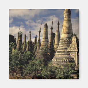 Aimant Asie, Myanmar, lac Inle. Ruines anciennes de