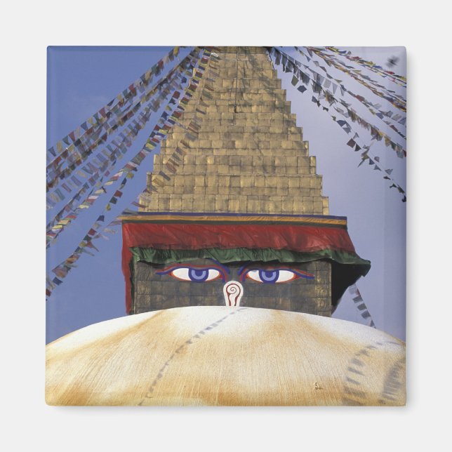 Aimant Asie, Népal, Katmandou. Stupa de Bouddhanath. 2 (Devant)