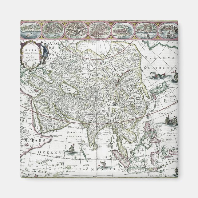 Aimant Asie noviter delineata, 1617 (Devant)