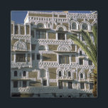 Aimant Asie, Yémen, Sanaa. Maison du Yémen.<br><div class="desc">Asie,  Yémen,  Sana'a Maison yéménite � Melissa Park / DanitaDelimont.com</div>