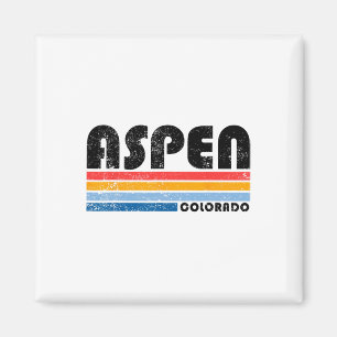 Aimant Aspen Colorado Co Ski de montagne Aspen Sk Vintage