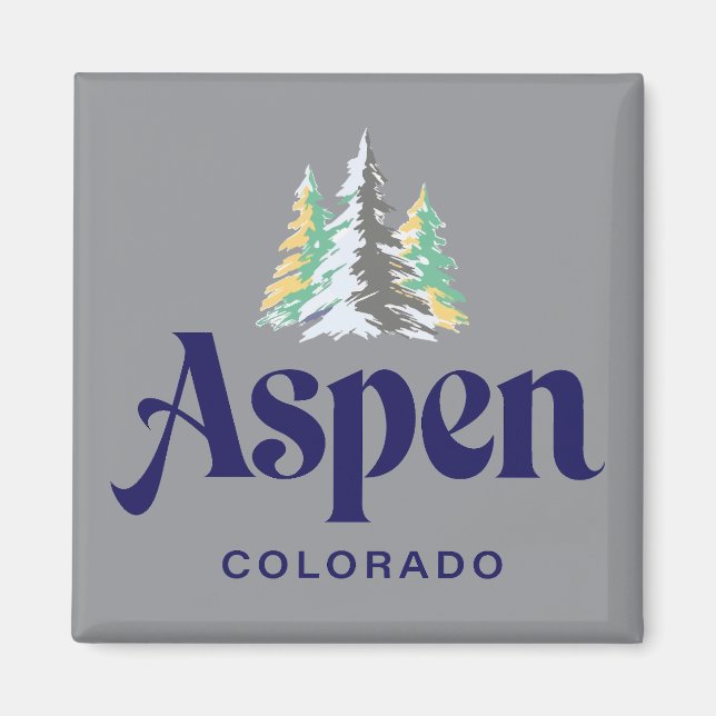 Aimant Aspen Colorado États-Unis (Devant)