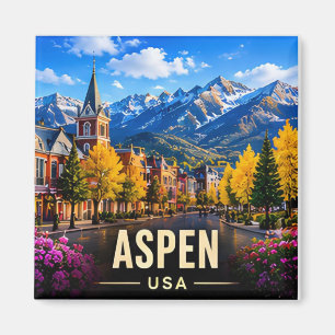 Aimant Aspen Colorado États-Unis Pics alpins Voyage en pl