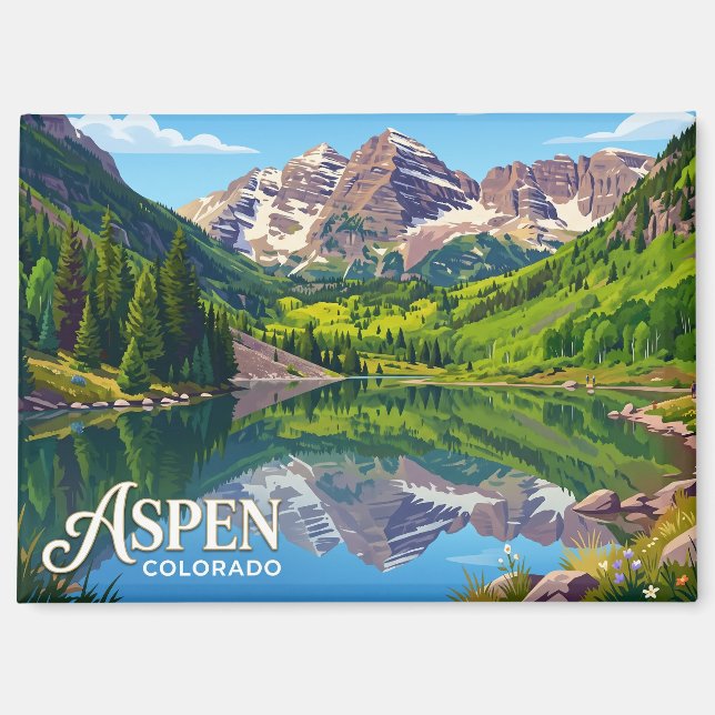Aimant Aspen USA (Recto)