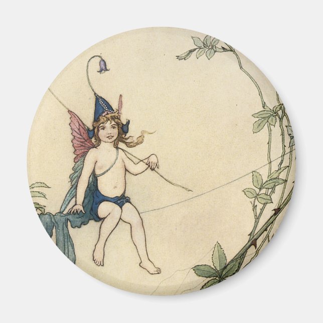 Aimant Assis sur le fil d'araignée (Devant)