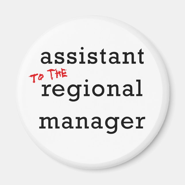 Aimant Assistant (au) Gestionnaire régional (Devant)